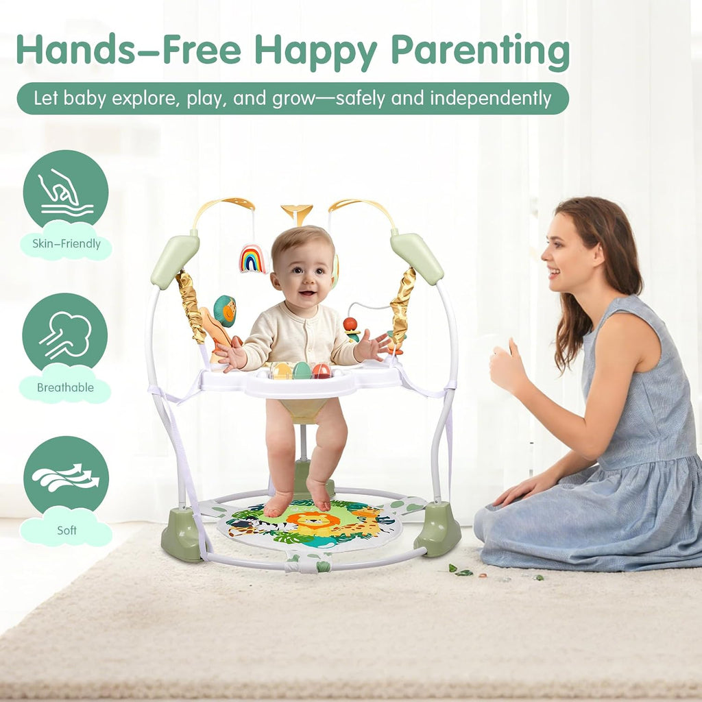 Bouncer Jumper Activity Center, in-1 Baby Play Station for 6+ Months