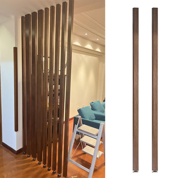 Wall Partition Room Divider Floor to Ceiling, 2ft 3ft 4ft 5ft 6ft 7ft 8ft 9ft 10ft Height Room Divider Partition Post