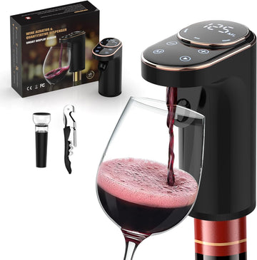 Electric Wine Aerator Upgraded Rechargeable Wine Dispenser & Decanter