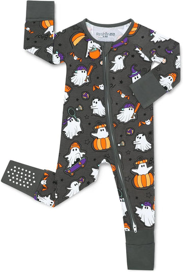 Bamboo Viscose Baby Footie Pajama, Zipper Sleeper Boys Girls