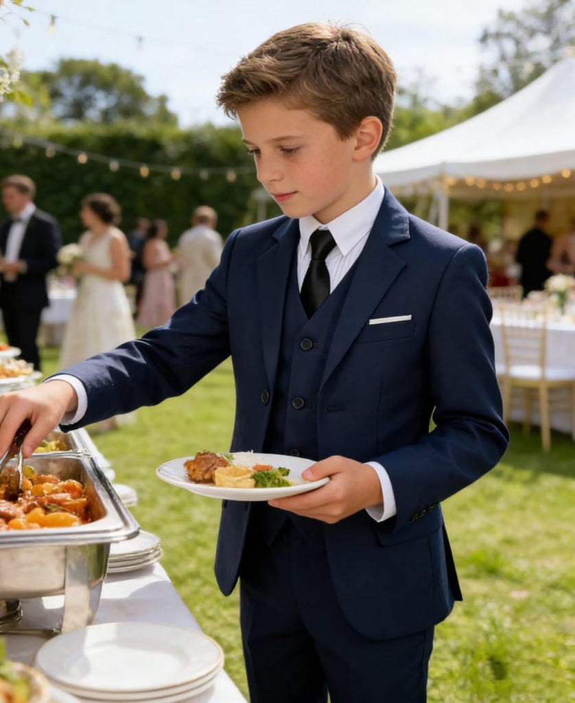 Boys Suit Kids Dress Clothes Wedding Ring Bearer Outfit Formal Wear