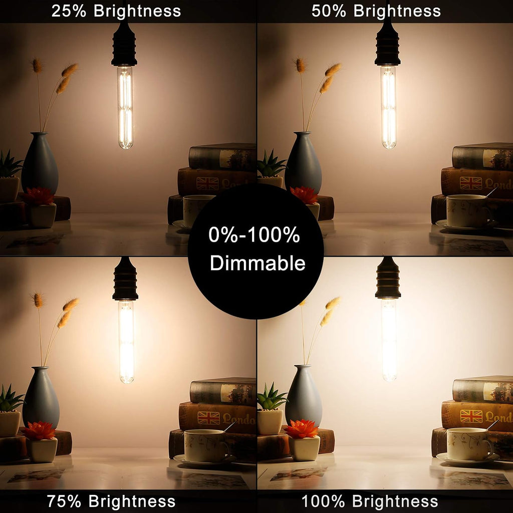 T10 E26 Led Bulb,Dimmable,Light Bulbs 60 watt Soft White,2700K