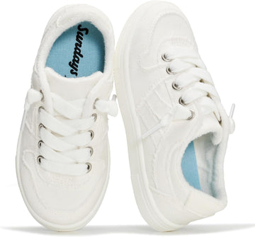 Sundays Girls Sneakers Non-Slip Canvas Girls Shoes Comfort Kids Footwear