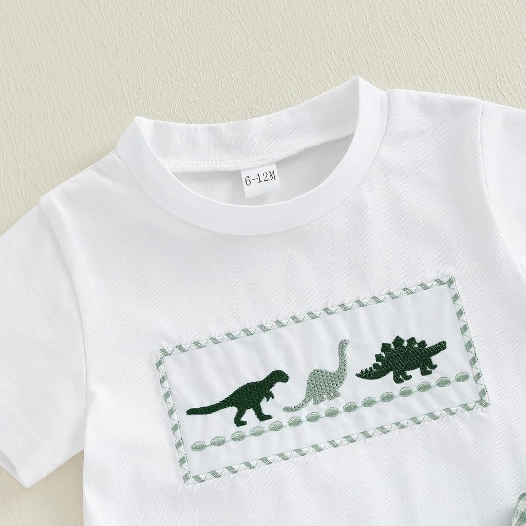 Toddler Baby Boy Clothes Animal Print T-Shirt Shorts Set Outfit