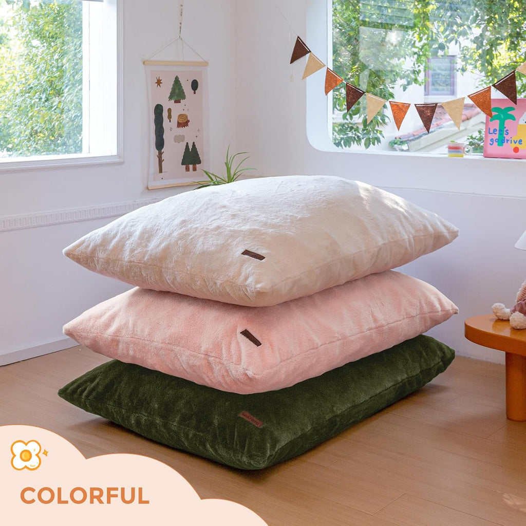 3 in 1 Kids Bean Bag Chair, Comfy Floor Sofa with Removed Cover