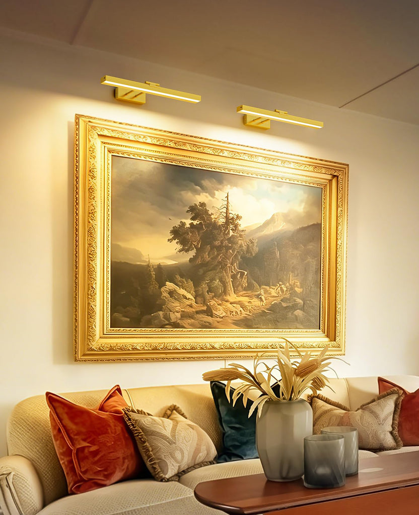 Picture Light for Wall, 16in Battery Wall Sconce Art Light CCT Dimmable Magnetic Battery Lights for Painting