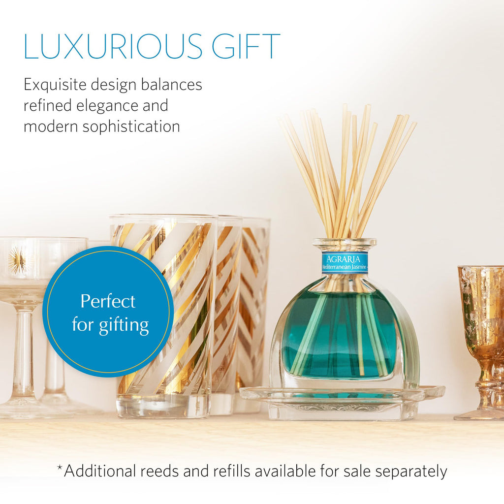 Mediterranean Jasmine AirEssence Reed Diffuser Set, 7.4 fl oz
