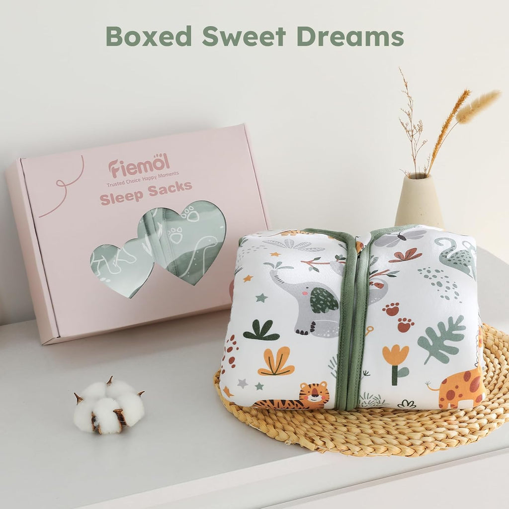 Sleep Sack 2.5 TOG Winter Cotton Wearable Blanket with Way Zipper, Warm Soft Sleeping Bag