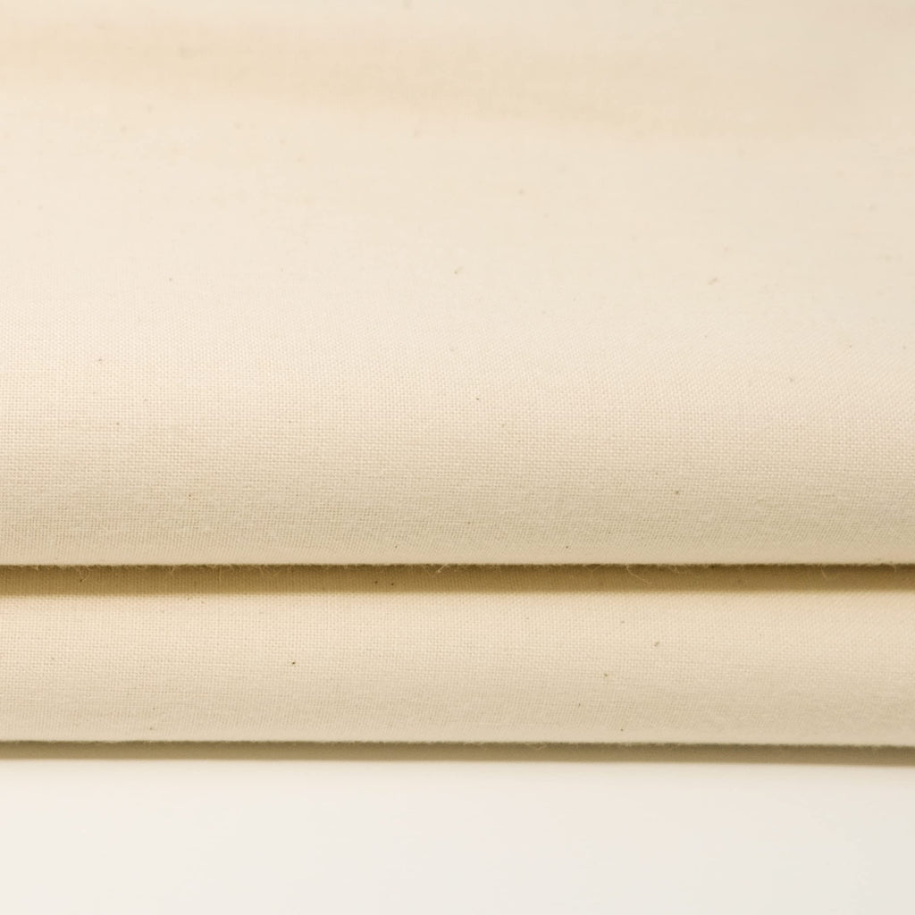 118/120" Wide 100% Cotton Permanent Press Backing for Quilt, Craft, Sheet, Curtain, Cut by Yard, Unbleached White