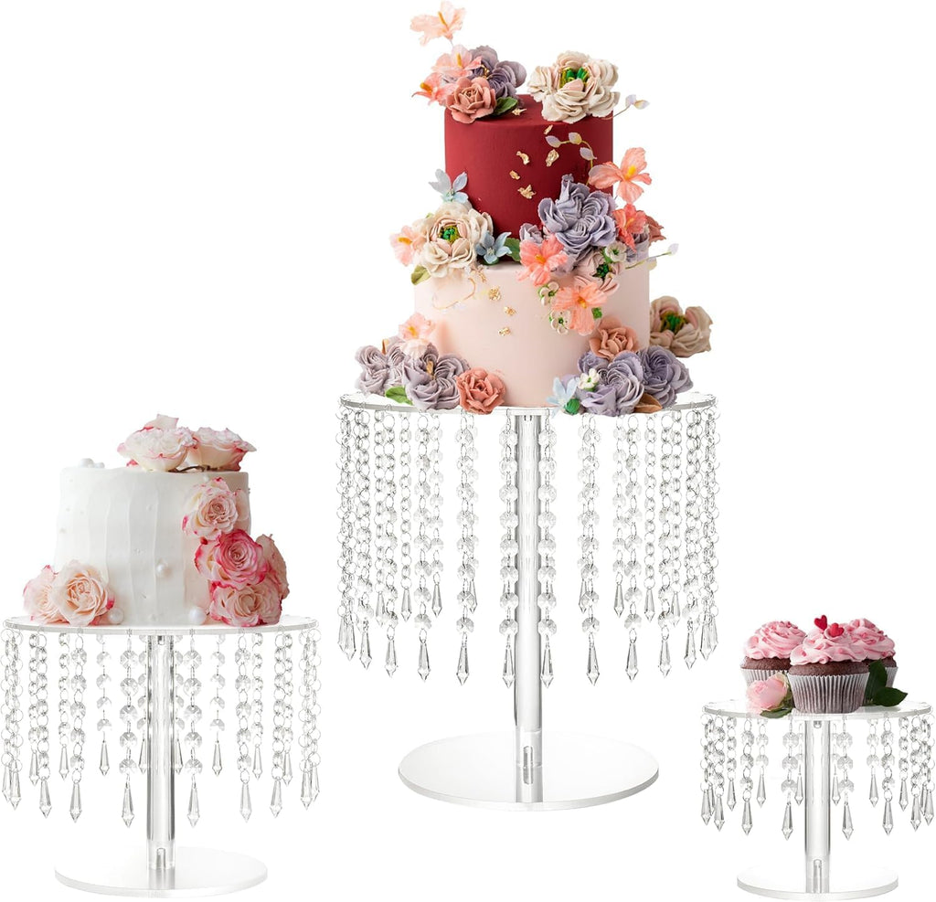 Acrylic Cake Stand,Acrylic Cake Rack Circular Cupcake Rack