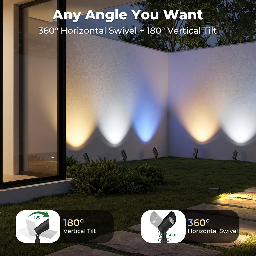 Low Voltage Landscape Lighting, Outdoor Spotlights 16 Pack