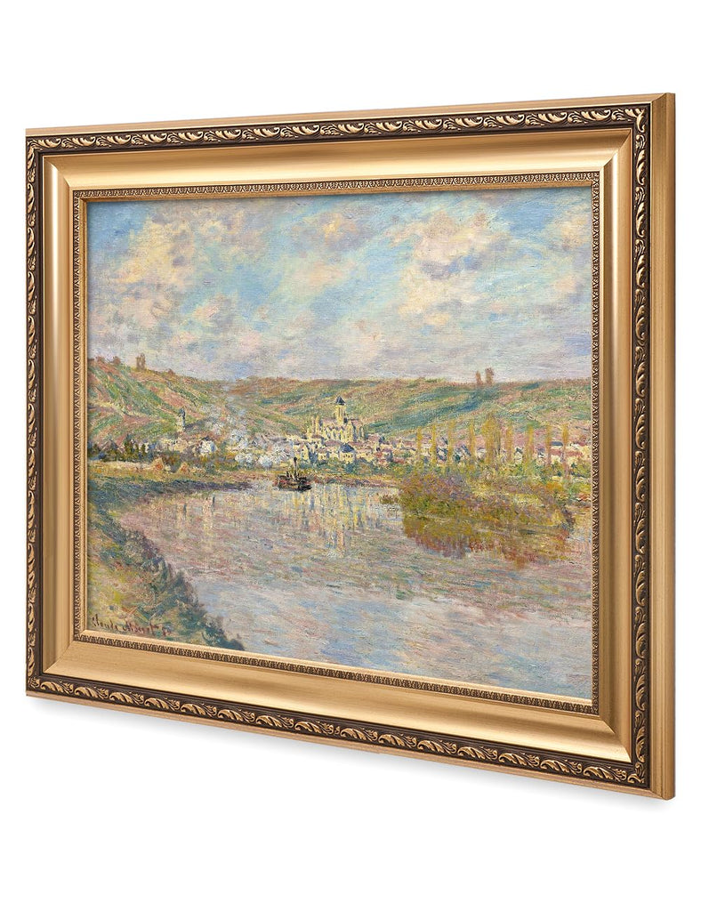 Claude Monet Wall Art Framed, Late Afternoon 1880, Image Size 24x20 in