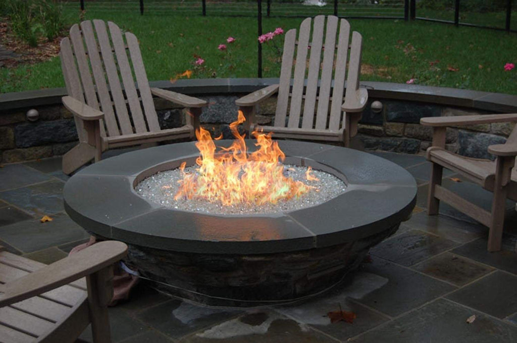 Fire Penta Fire Pit Burner, 18-Inch, Stainless Steel, Natural Gas