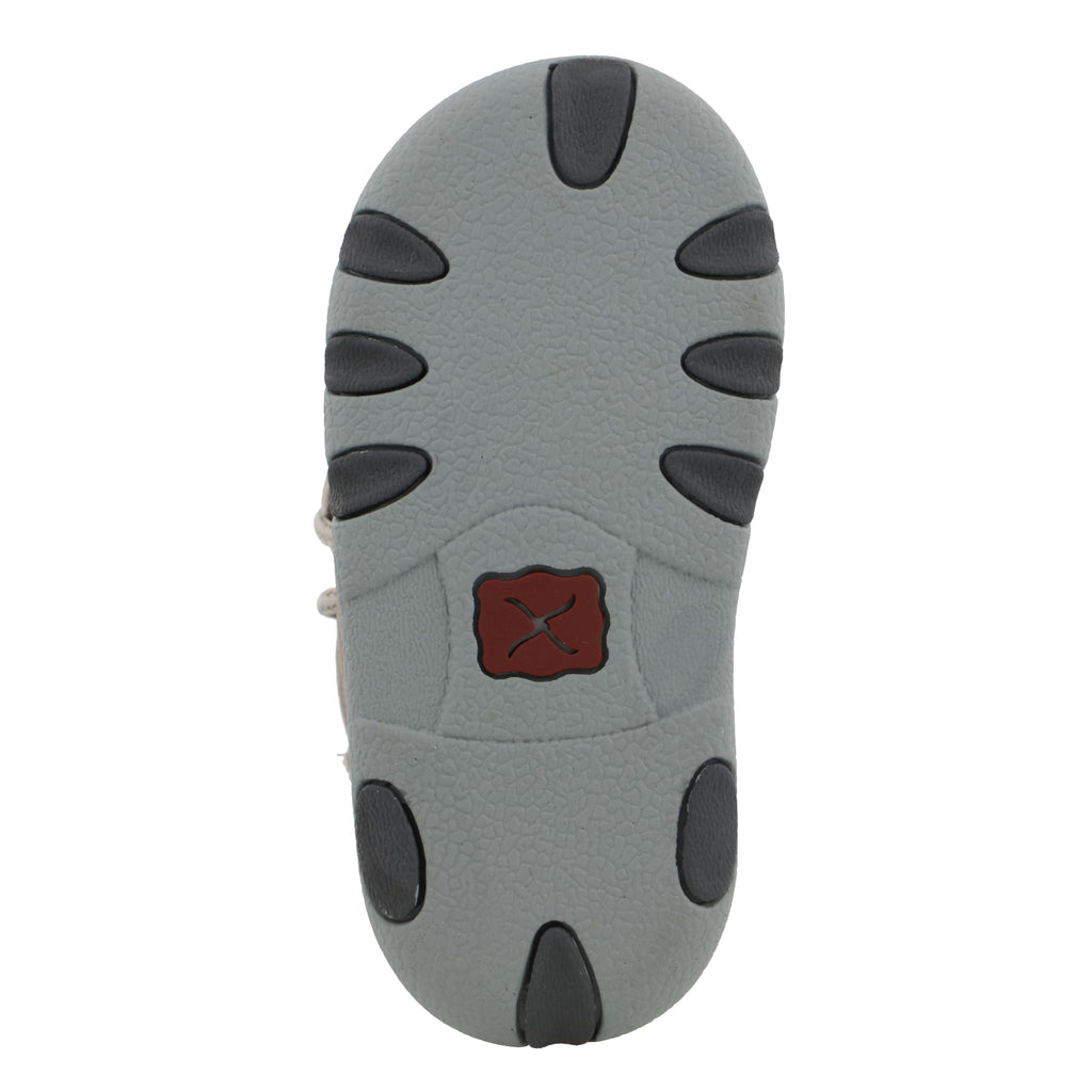 Infant's Driving Moccasins, Grey & Light Grey