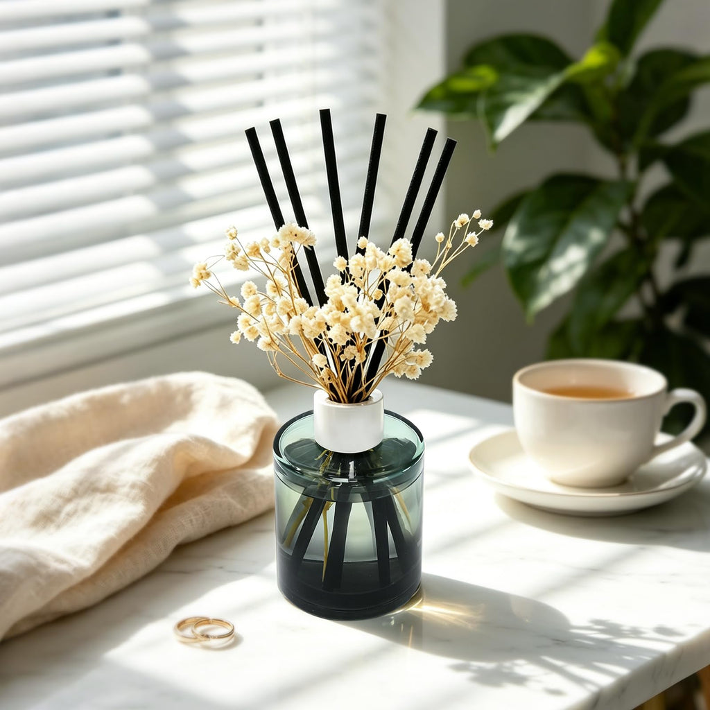 Reed Diffuser Set, Eucalyptus & Wild Mint Scent, 4.06 fl oz