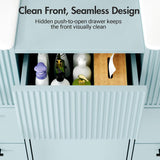 60 Inch Bathroom Vanity with Double-Sink, Freestanding Modern Bathroom Vanity Cabinet with Ceramic Basin