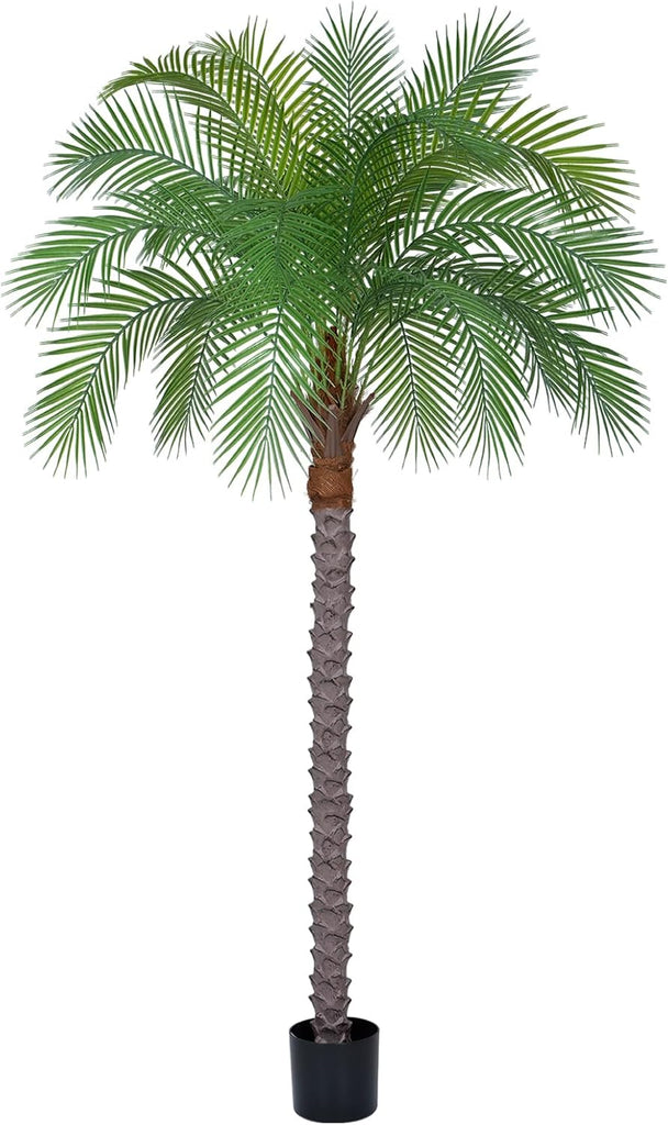 6ft Artificial Phoenix Palm Tree, Faux Coconut Silk Tropical Fake Palm Plant Outdoor Home Office Patio Bathroom Pool