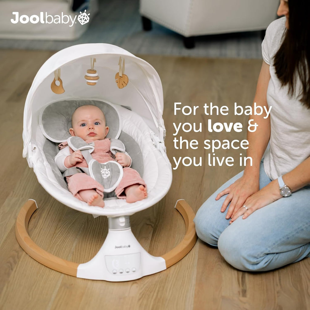 Nova Nature Baby Swing for Infants - Bluetooth Music, Remote