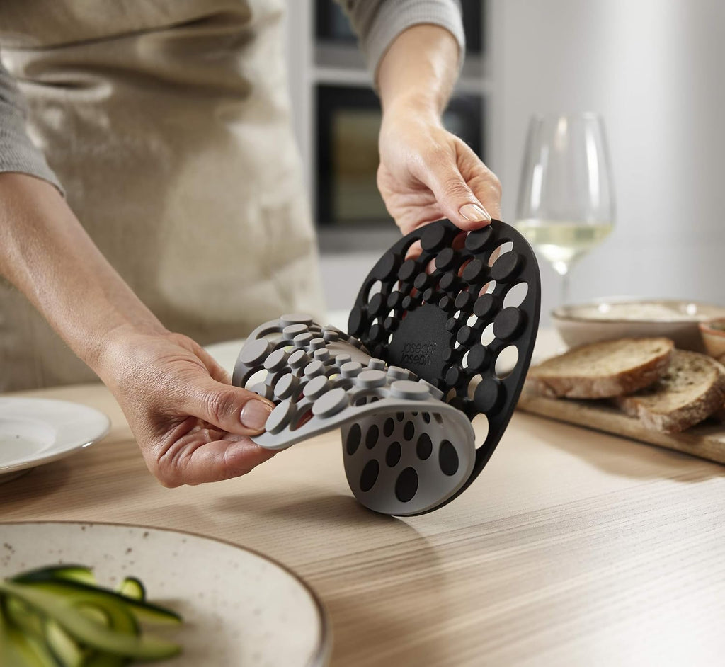 Spot-On Silicone Trivets, Gray - Set of 2