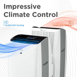 Greenland 14,000 BTU Portable Air Conditioner and Heater, Dehumidifier and Fan, 4-in