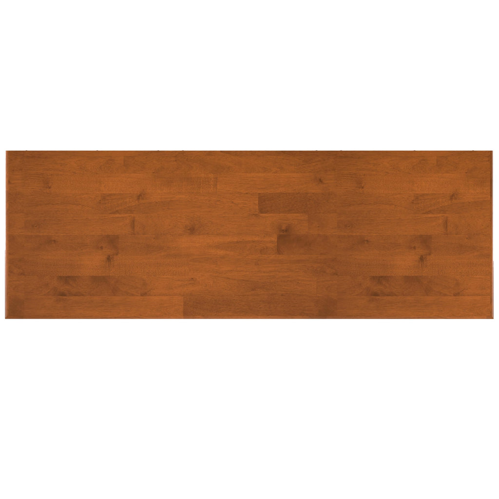 Draper 50" Wide Solid Wood 3-Door Buffet in Teak Brown