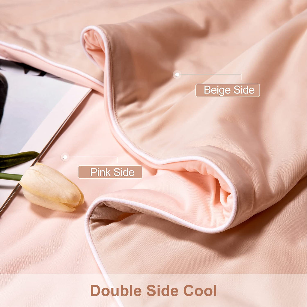Cooling Blankets for Hot Sleepers - Cool Like Ice Cream Lightweight Blanket for Summer with Double Side Cold, Cooling