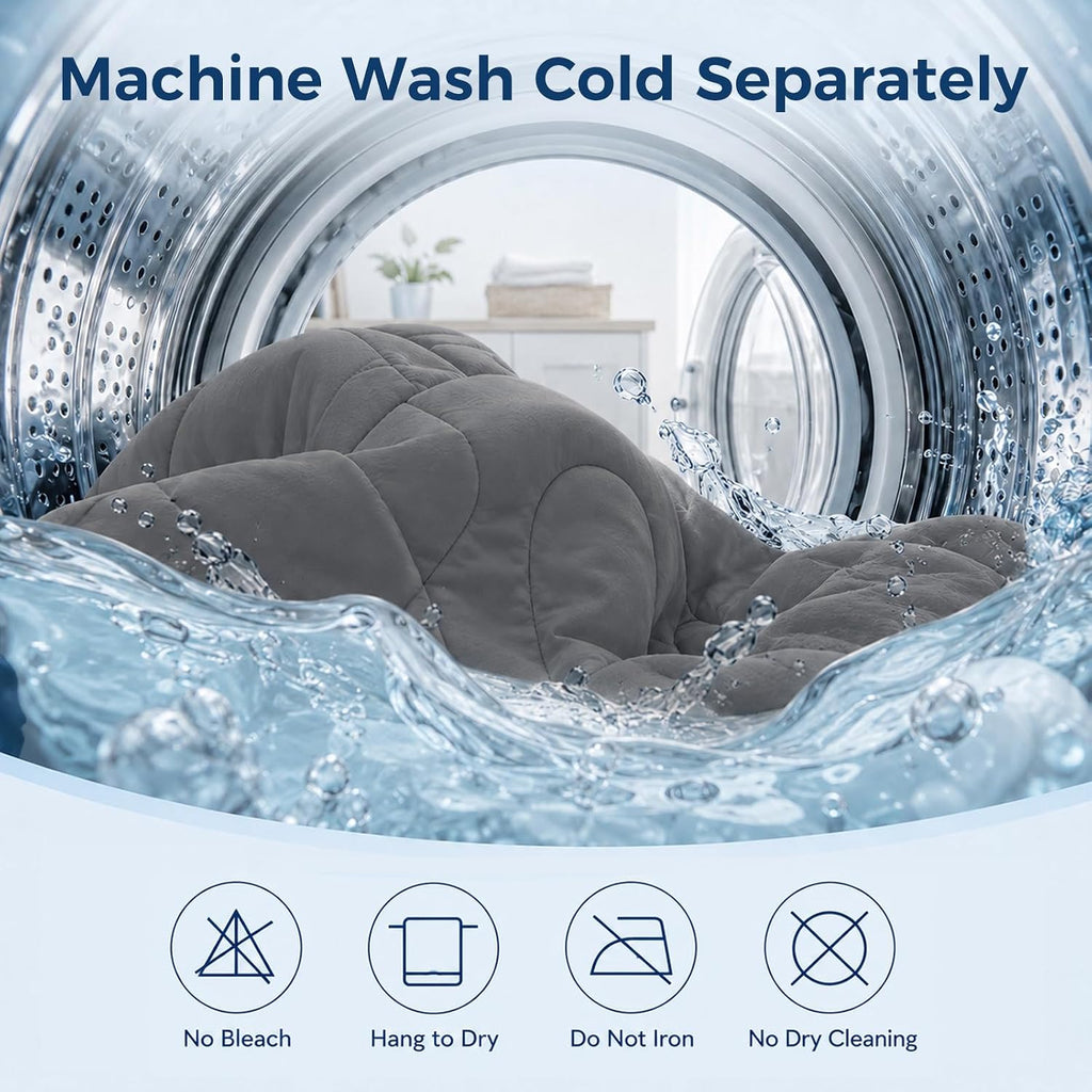 Cooling Comforter King Size, Double-Sided Cold Tech Cooling Blanket for Hot Sleepers & Night Sweats,Q-Max 0.45 Soft