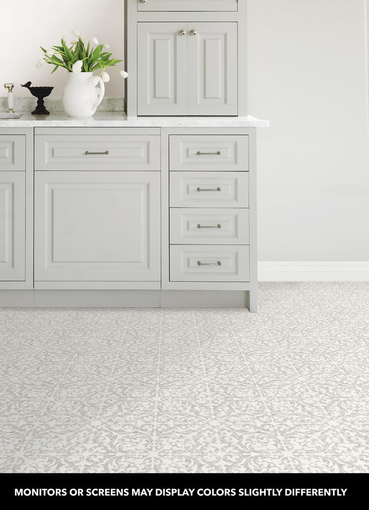 Estate Peel & Stick Floor Tiles, Gray