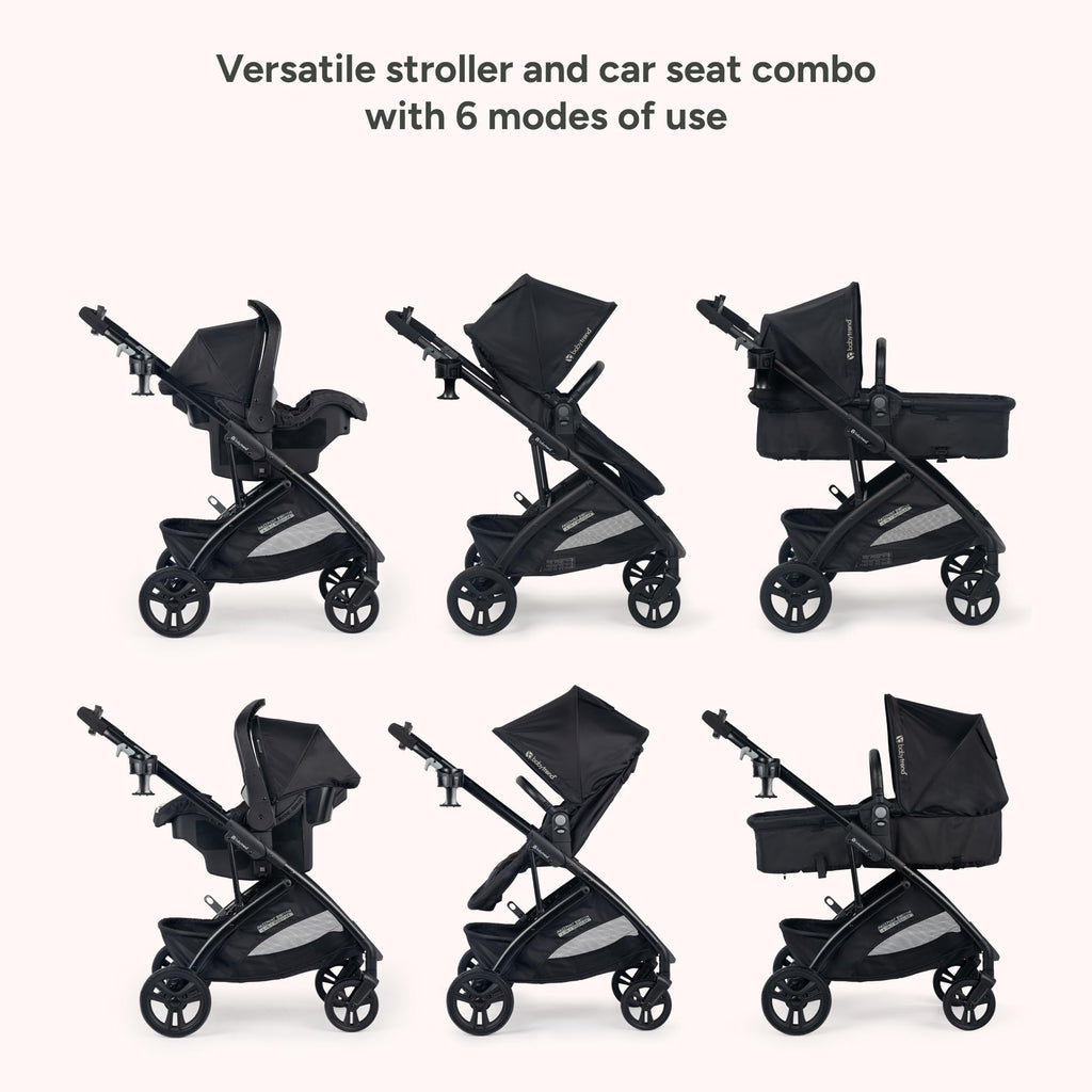 Baby Trend Passport Switch 6-in-1 Modular Travel System, Dash Cocoa