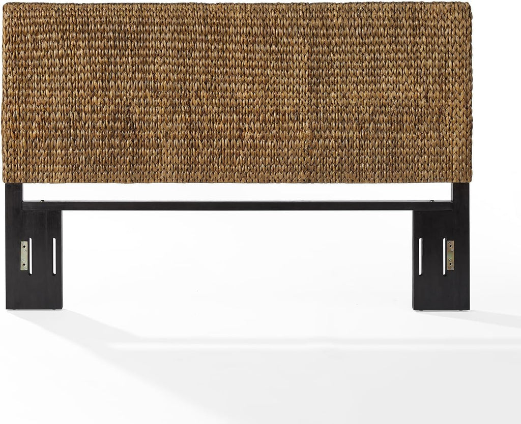 Mountain Lodge Handwoven Water Hyacinth Seagrass King Headboard