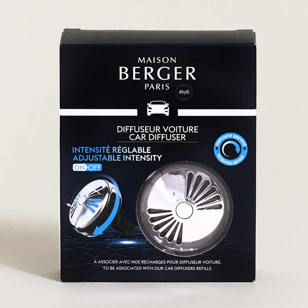 Car Diffuser, On/Off Flash Gun Metal, No Refill Included