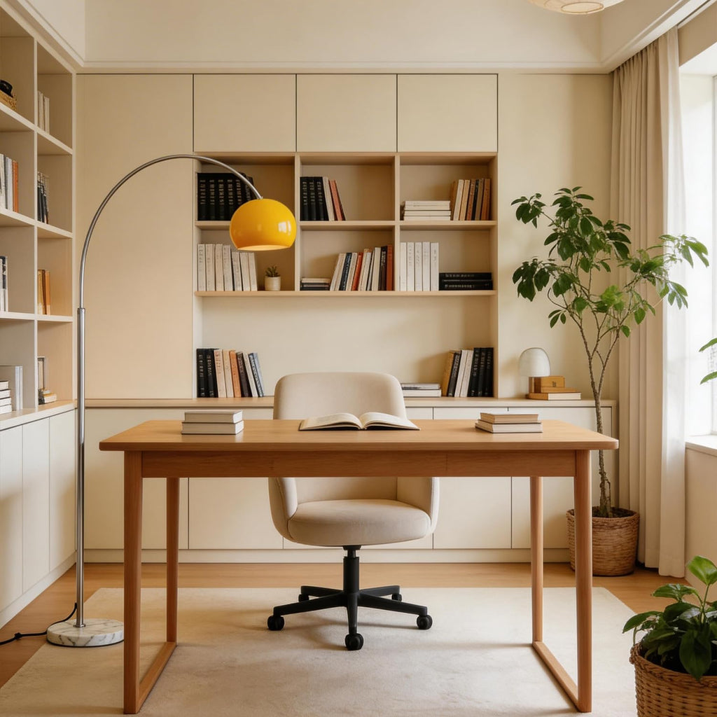 Modern LED Arc Floor Lamp Silver Floor Lamp Glass Shade Standing Lamp with Marble Base Floor Light Reading Bedroom