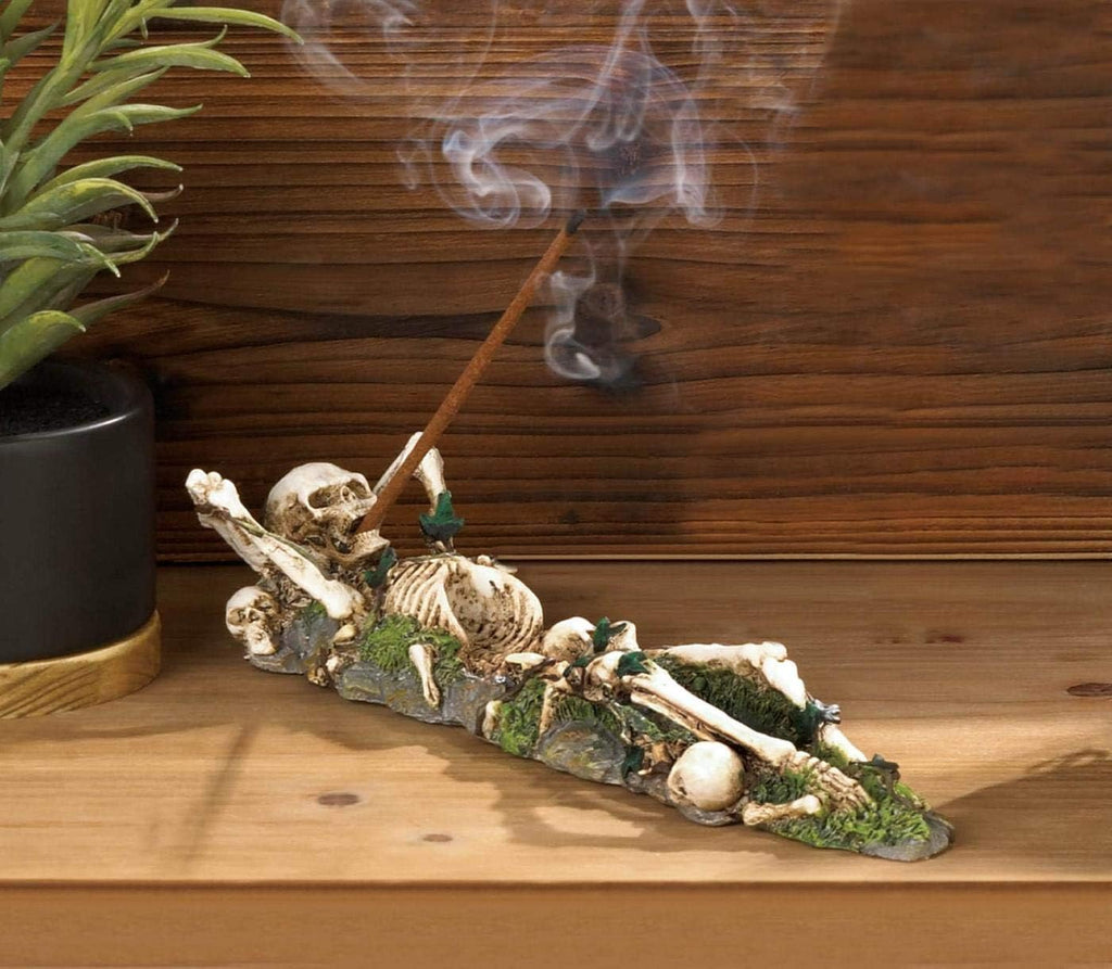 Gifts & Decor Skeleton Incense Burner Holder Collector
