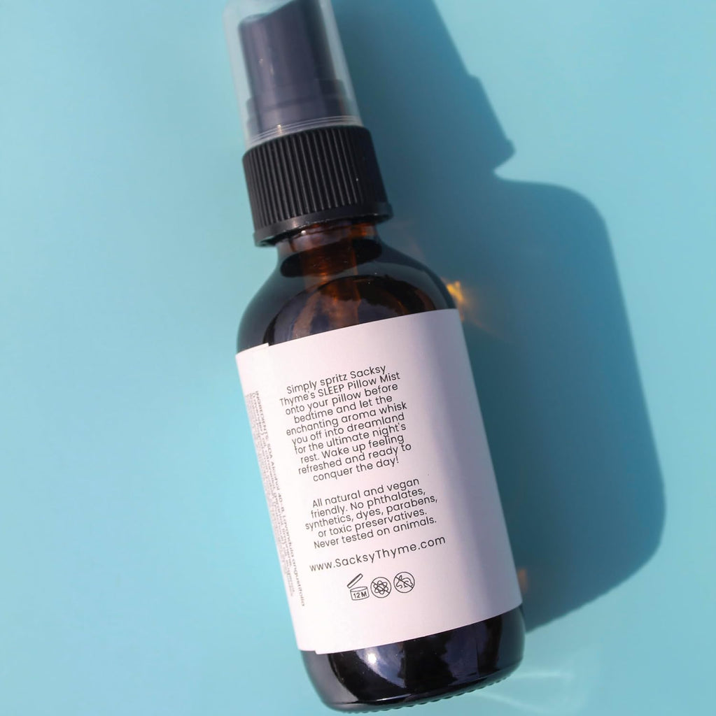 Sleep Pillow Spray for Relaxation - Natural Lavender Chamomile Aromatherapy Mist, Plant-Based Calming Linen & Bedroom - Set of 2