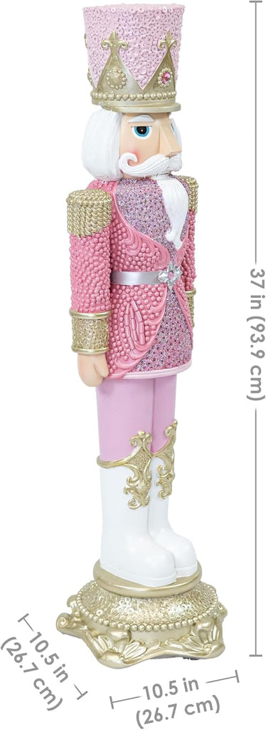Kenneth the Princely 3ft Nutcracker Statue, Christmas Decoration