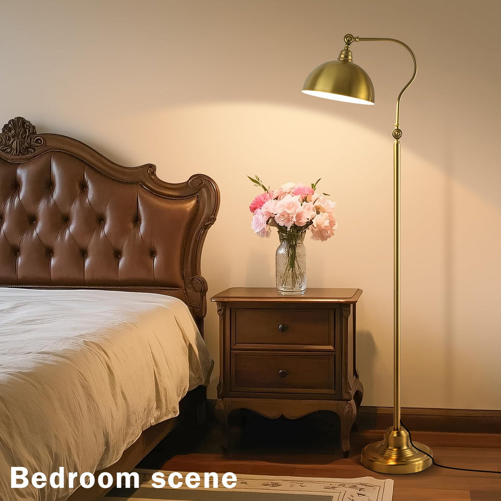 Bright Reading Floor Lamp with Remote and Bluetooth Dimming