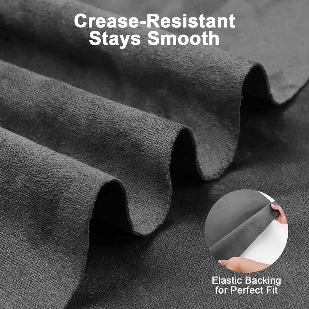 Premium Black Suede Fabric Wrap - 17x70 inch Suede Wrap for Car Interior - Self-Adhesive Microfiber and Synthetic