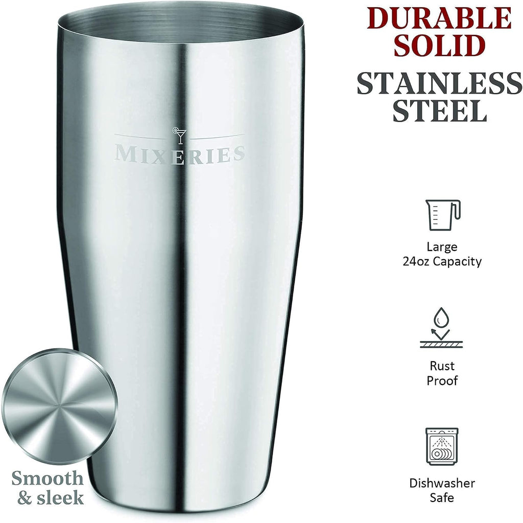 Mixology Bartender Kit with Stand - Bar Set Cocktail Shaker Set, Drink Mixer Set Bar with All Bar - Set of 18