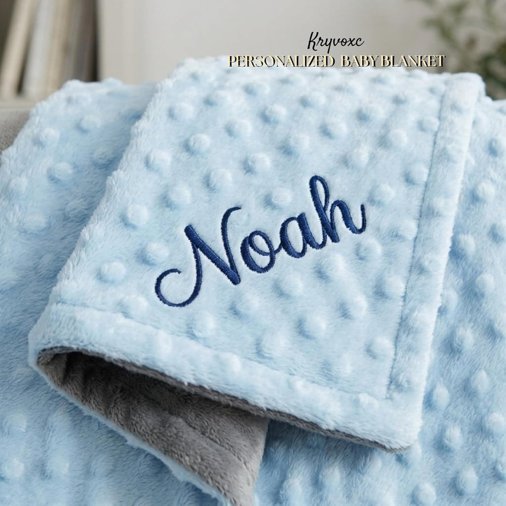 Blanket and Teddy Bear,Custom Boy Gifts Set