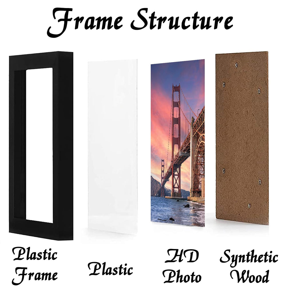 16x20 Picture Frames Black, Set of 6 for Gallery Wall Display