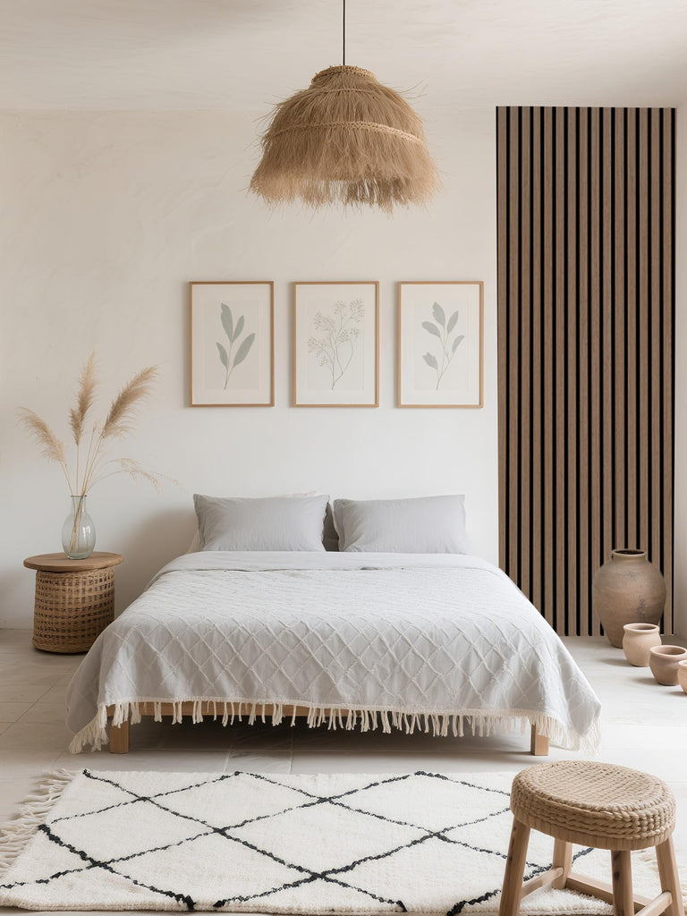 Wood Panels for Wall, Teak, 4 Pcs, 94.5x12.5 in