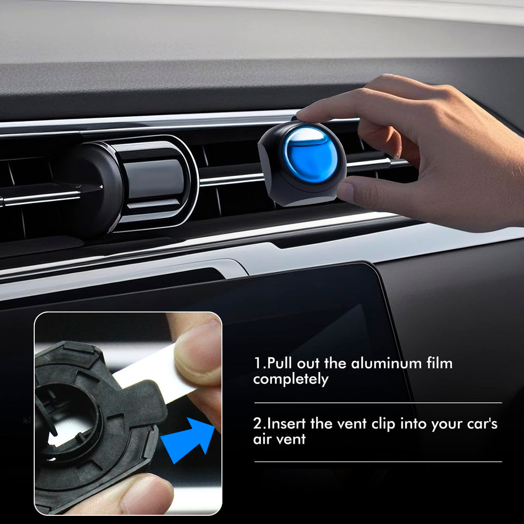Car Air Freshener Vent Clips, 12 Pack, 6 Ocean, 6 Hawaiian