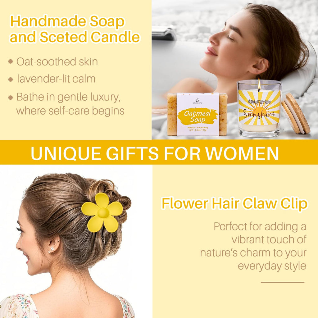 Birthday Gifts for Women, Sending Sunshine Sunflower Get Well Soon Baskets