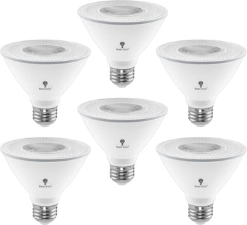 6 Pack PAR30 Short Neck LED Flood Light Bulb 10W 75 Watt Equivalent 850 Lumens Waterproof E26 3000K Warm White Super