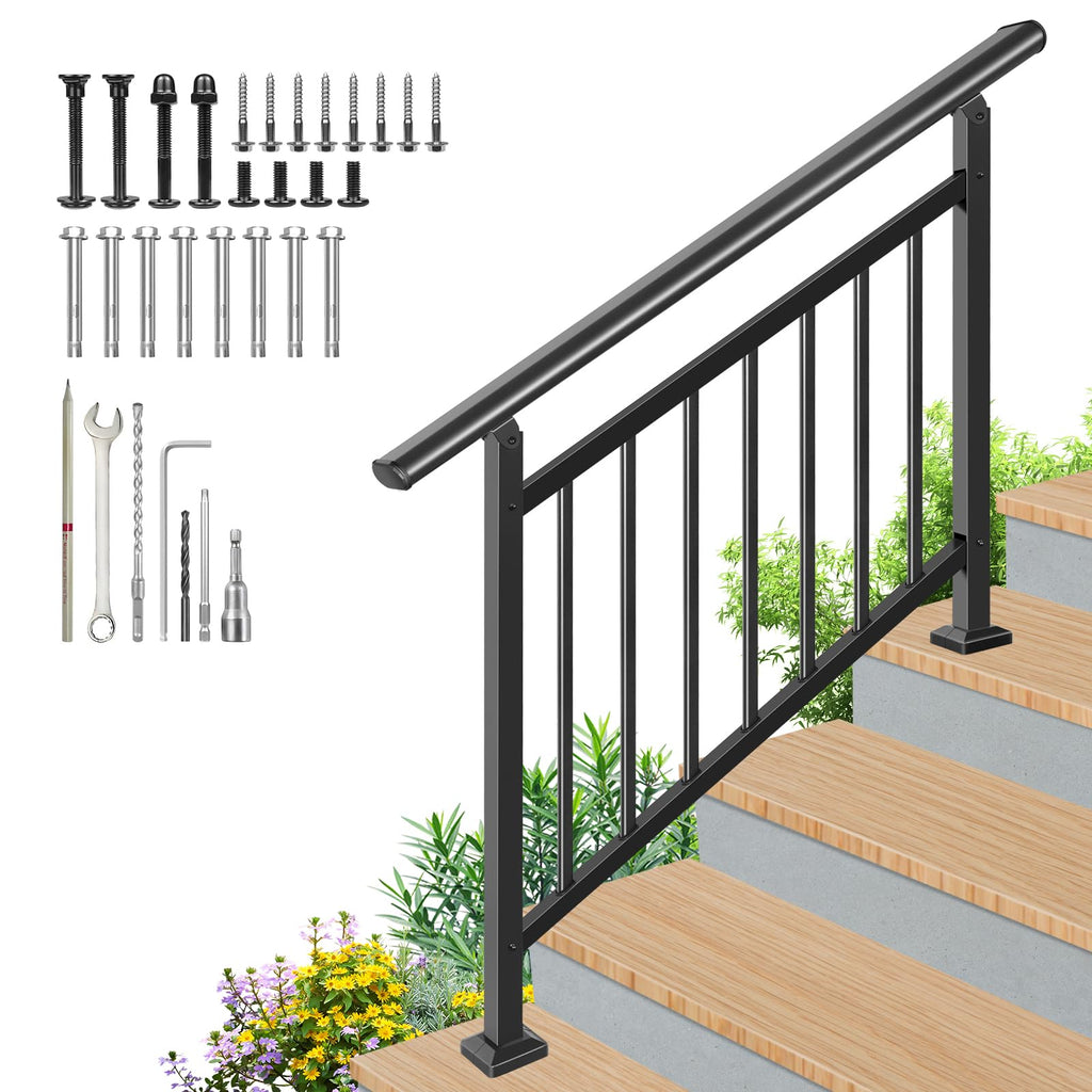 Upgrade 2 in 1 Stair Handrail&Horizontal | Casa Home Living