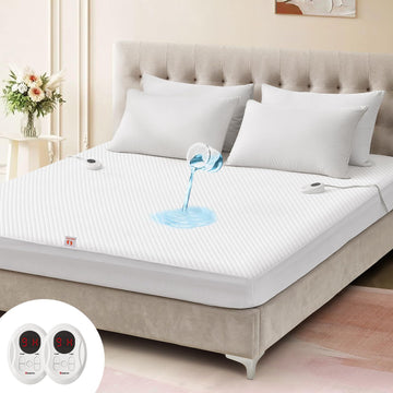 Waterproof Heated Mattress Pad, 9 Heat Settings