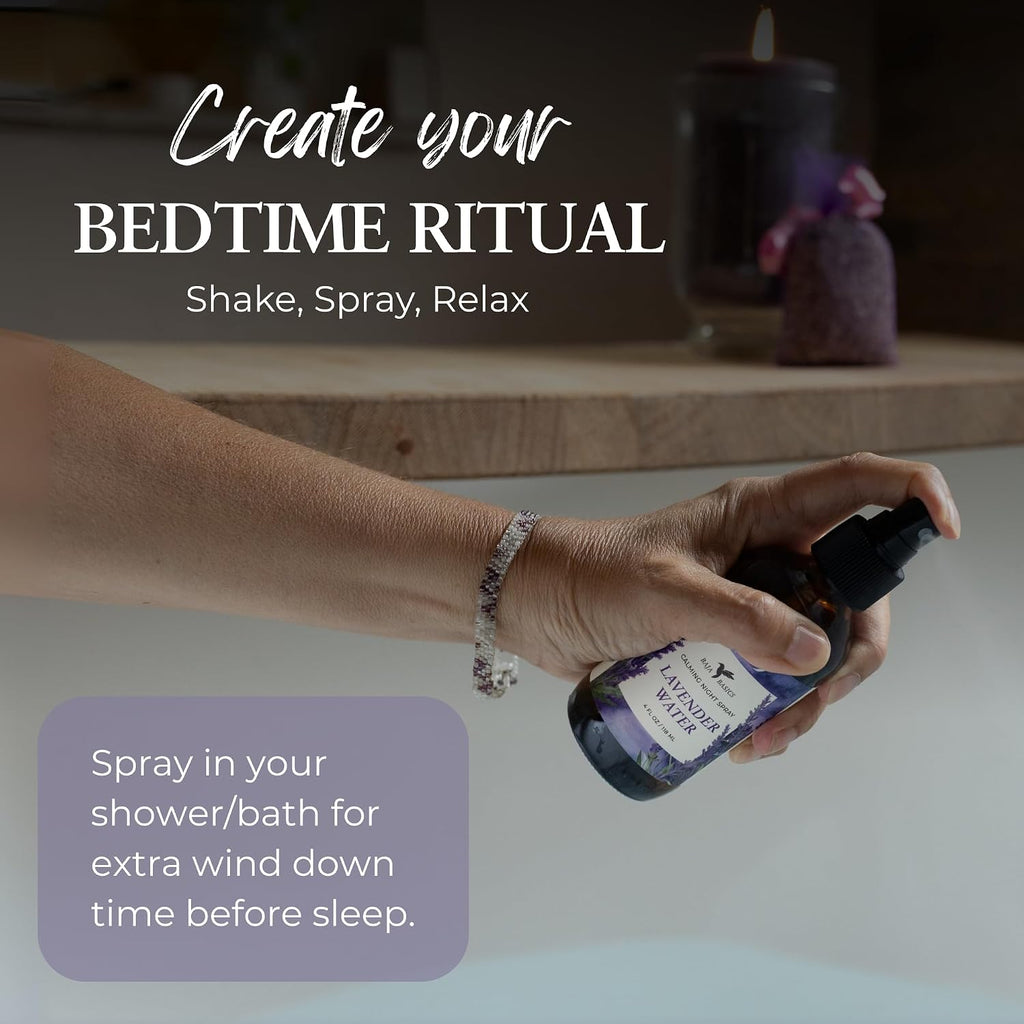 Lavender Spray for Sleep - Soothing Pillow Mist for Deep Relaxation, Stress Relief, and Restful Nights - Calming - Set of 4