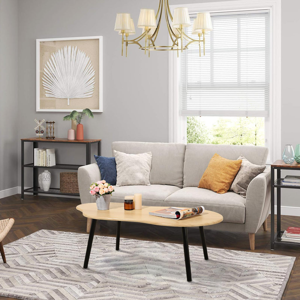 Small Coffee Table Cloud Coffee Table Modern Center Table Floor Table Walnut Irregular Coffee Tables Suitable Small