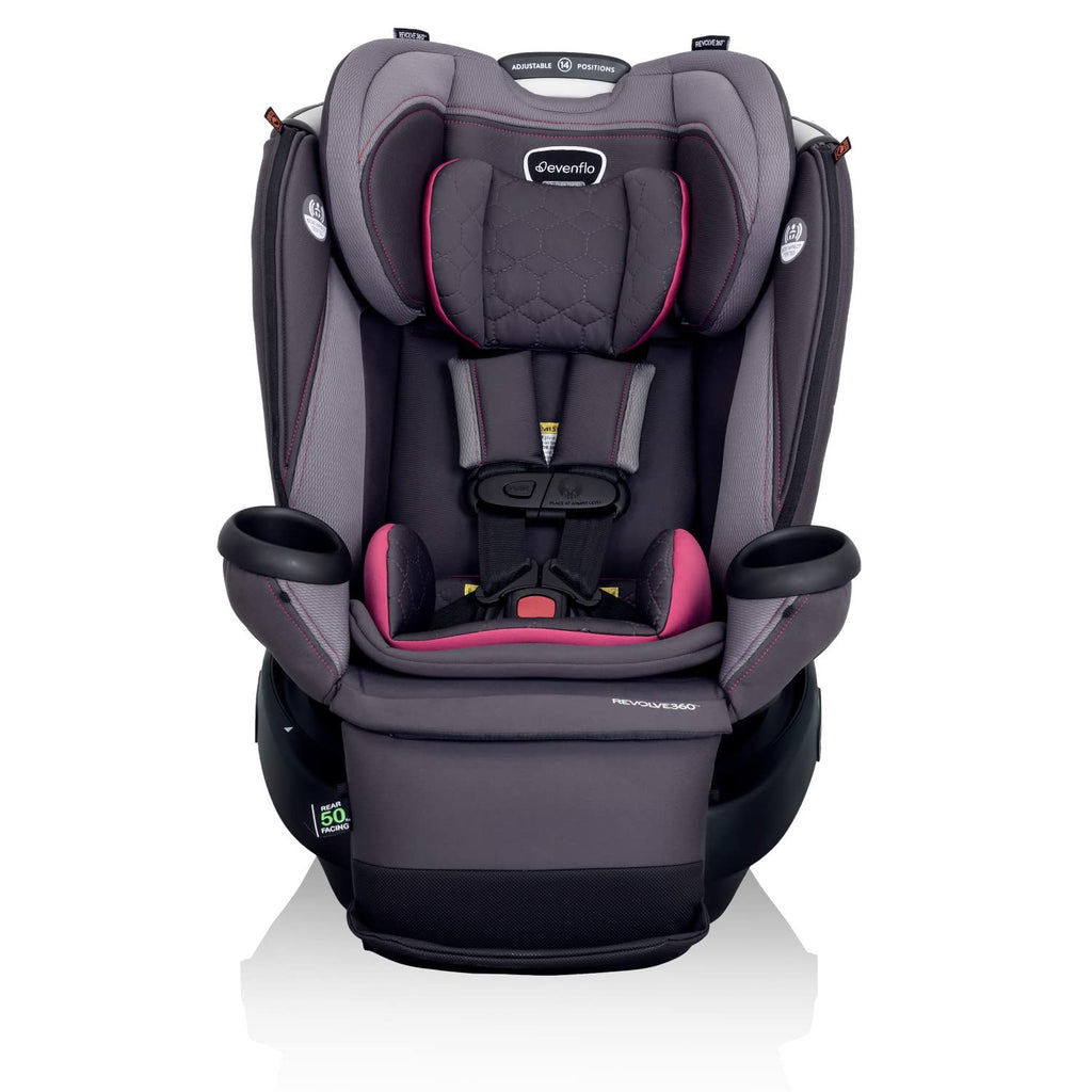 Evenflo Revolve360 Extend Convertible Car Seat with 360 Degree Rotation, Extended Rear-Facing, Forward-Facing