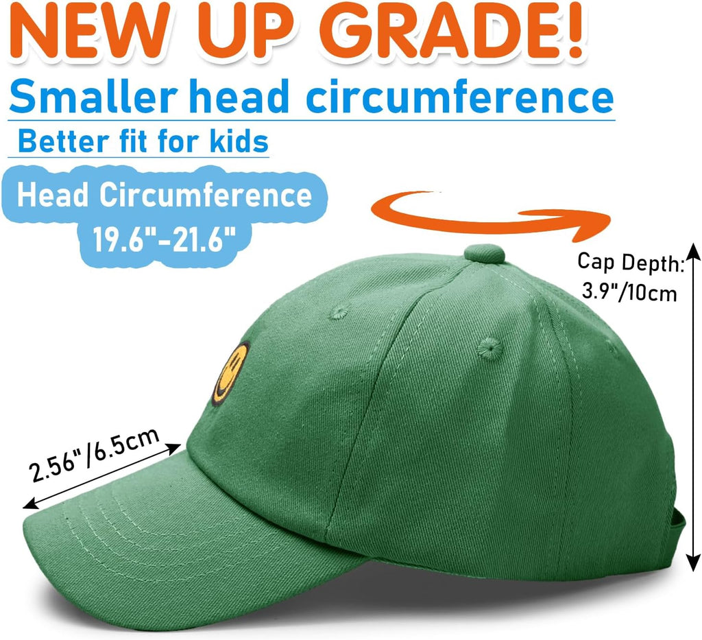 Toddler Hat Smile Face Kids Baseball Cap Adjustable Cute Hat